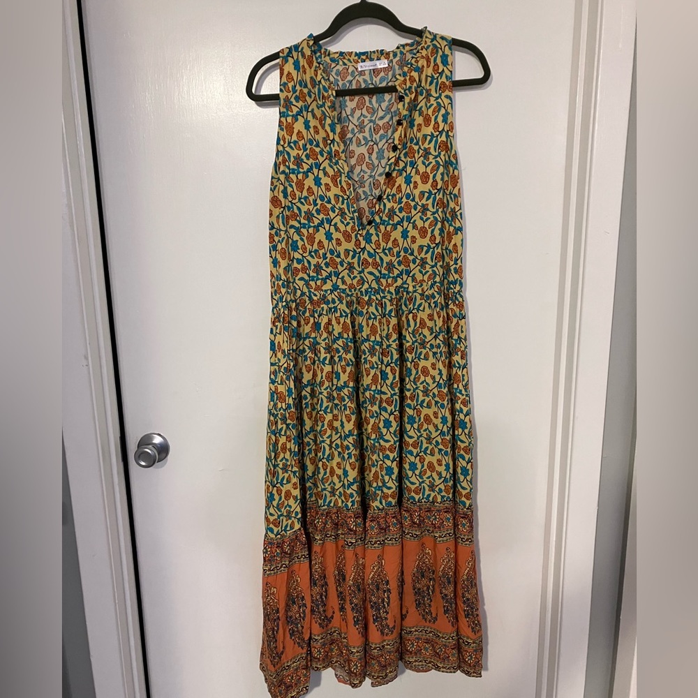 Boho maxi dress size Size M